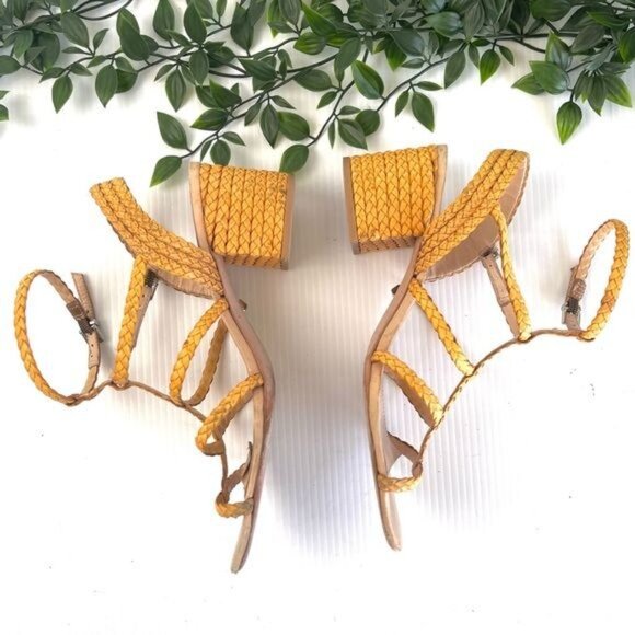 SCHUTZ Rosalia Strappy Block-Heel Sandals 9 - Picture 3 of 10